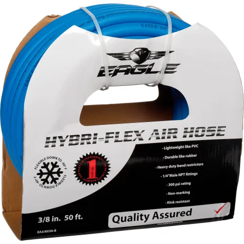 Extreme Flexible Frost Proof Air Compressor Hose 3/8'X50FT with 1/4NPT  Brass - China Air Hose, Practical Air Conditioner Hose