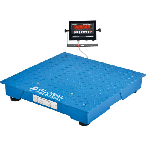 Global Industrial™ NTEP Pallet Scale With LED Indicator, 2'x2', 5,000
