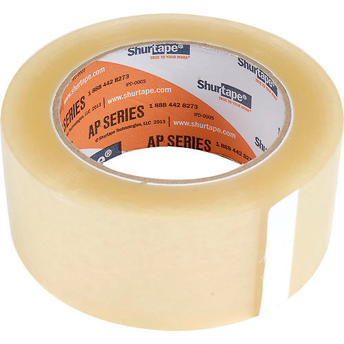 Shurtape® Carton Sealing Tape AP201 2" x 110 Yds 1.6 Mil Clear - Pkg Qty 36