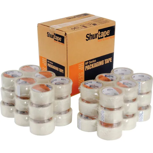 Shurtape® HP 100 Carton Sealing Tape 2 x 55 Yds. 1.6 Mil Clear - Pkg Qty 36