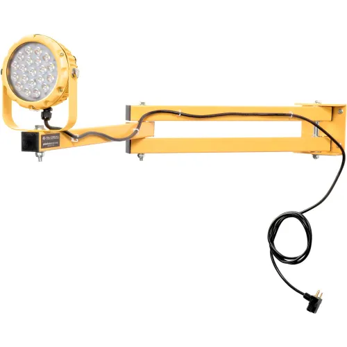 Global Industrial™ LED Dock Light, 40 Arm, 30W, 3000 Lumens, 5000K, On/Off  Switch, 9' Cord