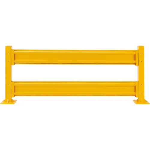 Global Industrial™ Self-Closing Guard Rail Safety Gate, Safety Yellow, Post  Mount