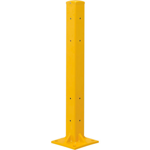 42 in. Protective Rail Barrier Post For Double Rail