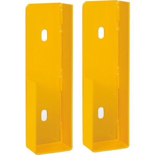 Global Industrial™ Steel Bracket Kit in Pair for DropIn Style, Yellow