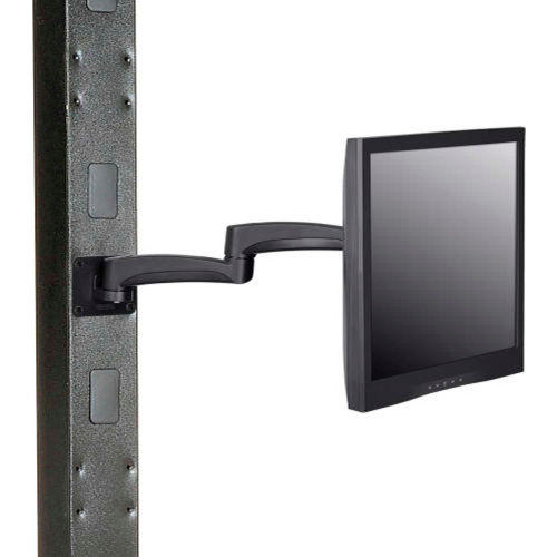 Fixed Height LED/LCD Flat Panel Monitor Arm with VESA Mounting Plate, Black