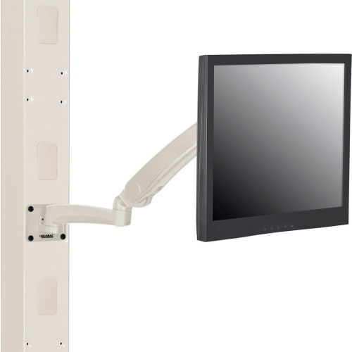 Gas Spring LED/LCD Flat Panel Monitor Arm with VESA Mounting Plate, Beige
																			