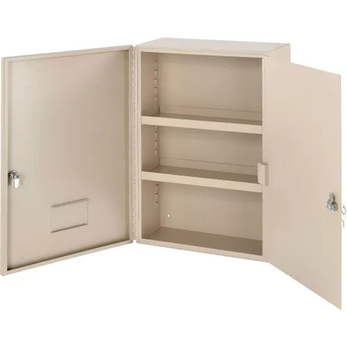 Medication Storage Cabinet with Double Lock