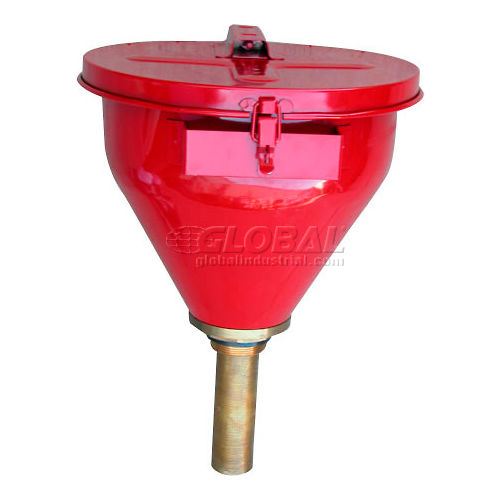 Self-Closing Drum Funnel