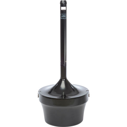 Steel Smoker Urn 4-1/2 Gallon 39 Inch High Black