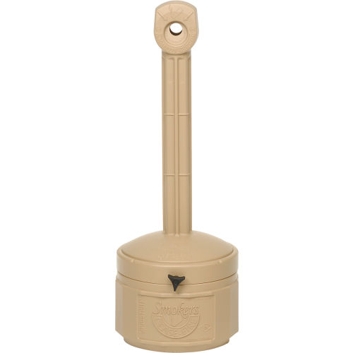 Justrite Smokers Cease Fire Cigarette Receptacle