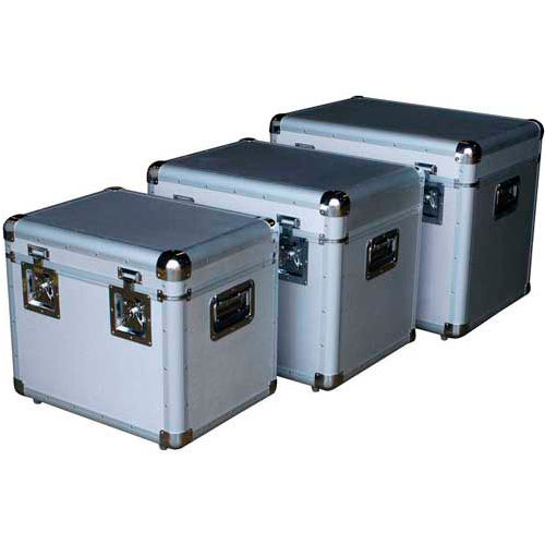 Set of Aluminum Storage Cases