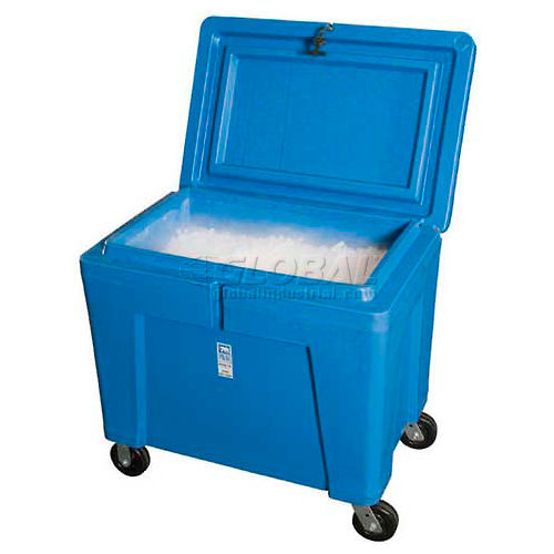 Polar Chest Dry Ice Storage Container with Lid and Casters PB11HLC 42