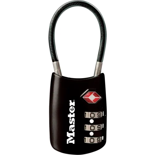 Master Lock® No. 4688D TSA-Accepted Luggage Combination Padlock 2W  Assorted Colors Price Each - Pkg Qty 4