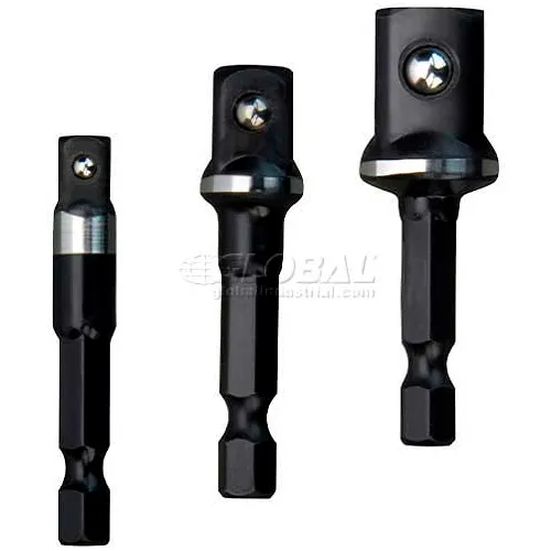 SHOCKWAVE Impact Duty 1/4" Hex Shank Socket Adapter Set (3-Piece) - NEW