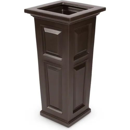 Mayne Inc. Nantucket Fensterkasten, Espresso, 183 Cm – Mit Integriertem Wasserspeicher, Wetterfest, Aus Recyceltem Polyethylen