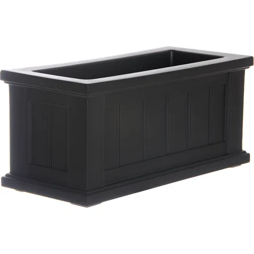 Mayne Cape Cod Patio Planter 24x11 Black Mayne Cape Cod Patio Planter 24x11 Black