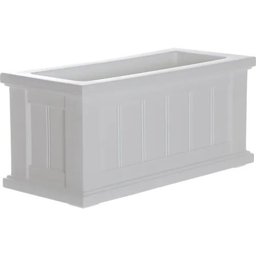 Mayne Cape Cod Patio Planter 24x11 Black