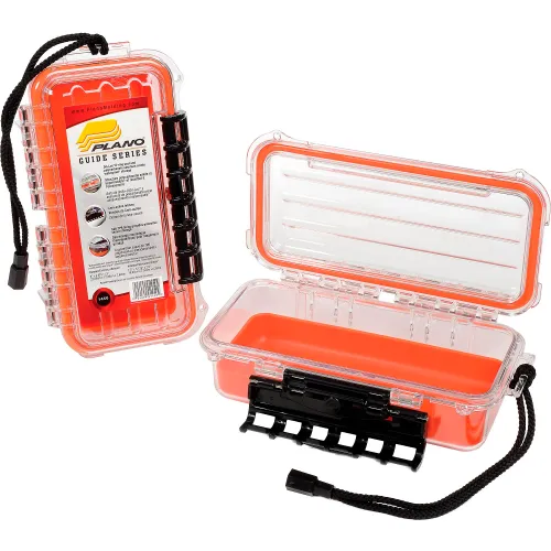 Plano Waterproof Polycarbonate Storage Box - 3449 Size - Red/Clear - P/N  144900 - ProPride Hitch
