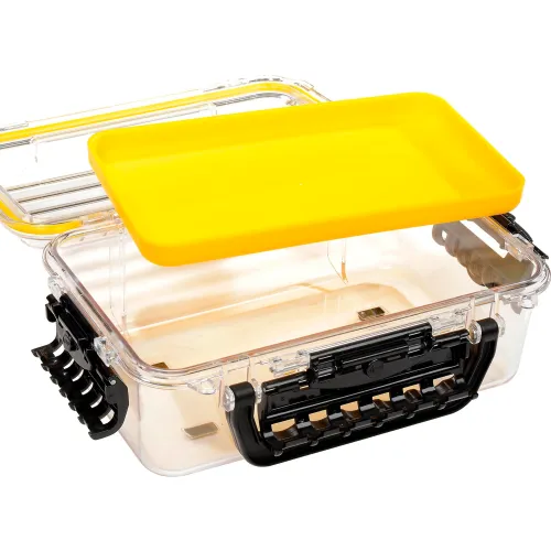 Plano Guide Series Waterproof Case - Medium Clear-yellow