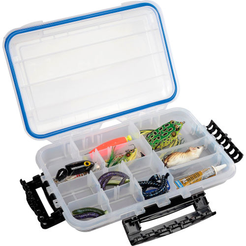 Plano Guide Waterproof StowAway® w/O-Ring Seal Box,10-3/4 Wx7-1/4 D
																			
