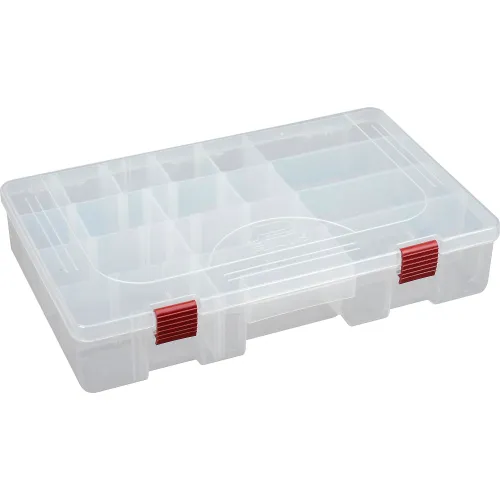Plano ProLatch™ Clear 6-21 3 Compartment Box, Adjustable Qty 14\