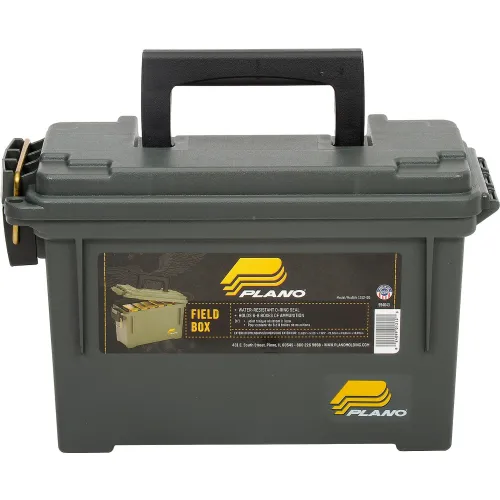 Plano Molding 1312-00 Water Resistant Ammo Can Filed Box, 11-5/8L x  5-1/8W x 7-1/8H, Green