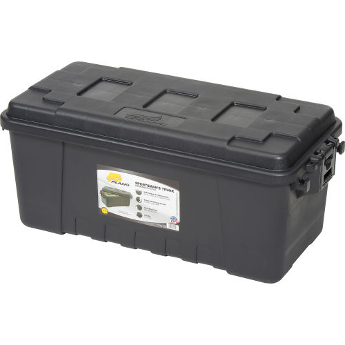 Plano Molding 1719-00 68 Quart Storage Trunk, 30"L x 14-1/4"W x 12-3/4"H, Black