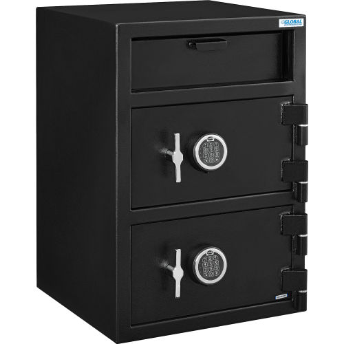 "Global B-Rate Depository Safe Front Loading, Two Doors, Digital Lock, 20""W x 20""D x 30""H
