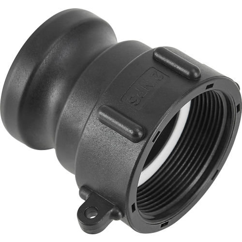 Threaded Camlock Adapter Global Industrial™ Polypropylene 2