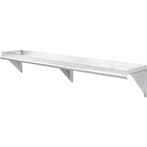 18 X 72 Stainless Steel Wall Mount Shelf