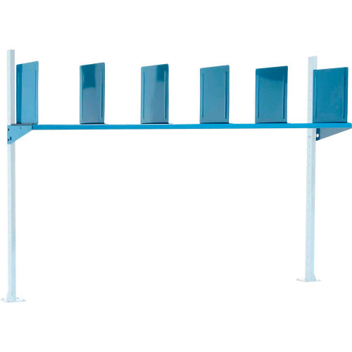 70inW Blue divider Kit- 1 upper shelf, 6 dividers, mounting hardware (brackets), fastening hardware
																			