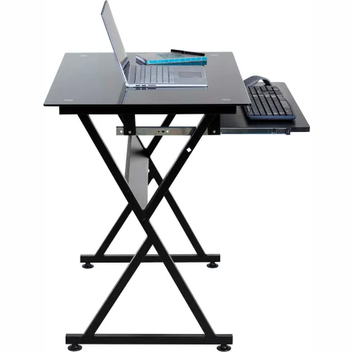 Onespace ultramodern glass store computer desk