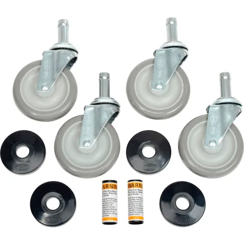 Nexel® Stem Casters Set of (4) 5 Nexel® Stem Casters Set of (4) 5