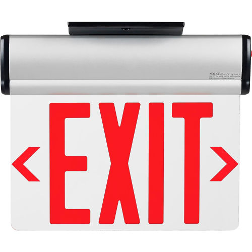 surface mount edge lit exit sign