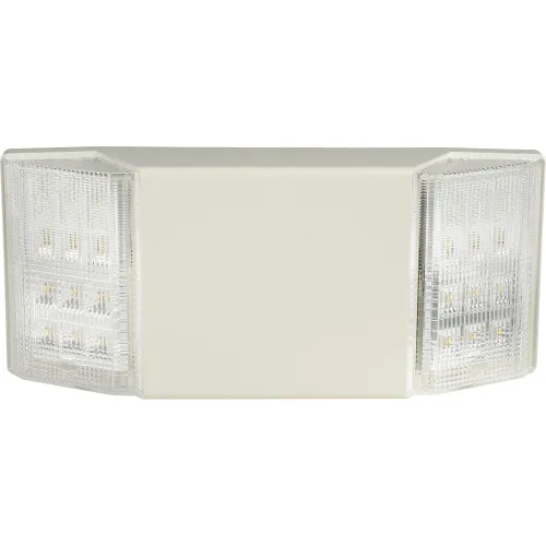 Thermoplastic ALL LED Two Head Emergency Light - 90 Minute Battery (2  Fixtures)