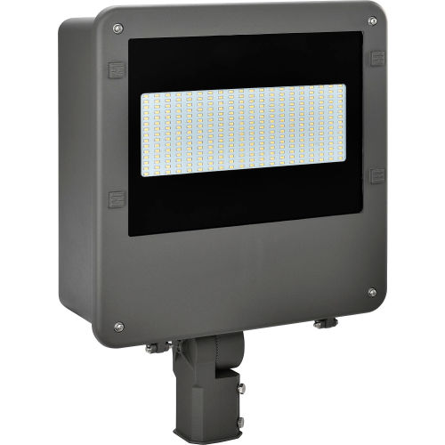 Global™ LED Shoe Box Fixture, 150W, 12300 Lumens, 5000K, w/Knuckle Mount
