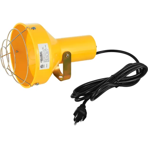 Global Industrial™ Dock Light Head, Par38 Bulb Compatible, 8' Cord