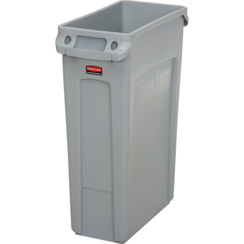 Rubbermaid® Slim Jim® 3540 Recycling Container, 23 Gallon - Gray