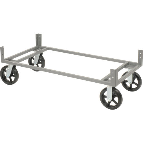 36"Wx24"D Gray Dolly Base