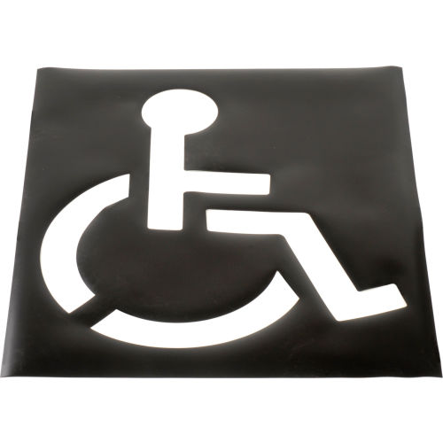 Handicap Parking Stencil