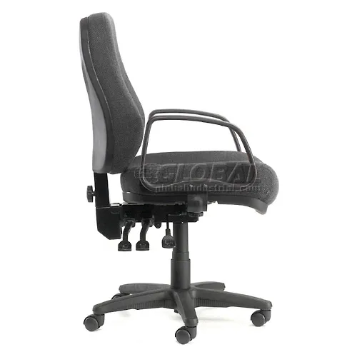 White office chairs with arms hot sale