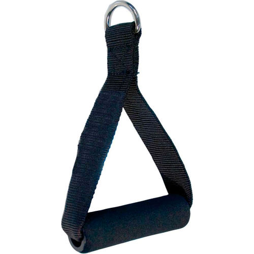 Power Systems Single Grip Handle Workout Strap - Black
