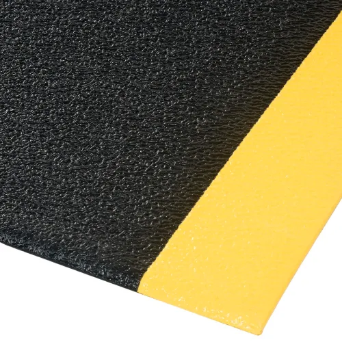 Buymats 20-263-0903-30006000 3 x 60 ft. Safety Soft Foot Mat Pebble Black & Yellow