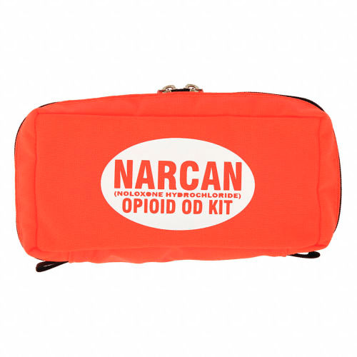 R&B Fabrications Opiod Overdose Kit - Orange, Belt Clip