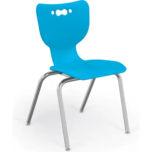 Blue plastic school discount chair