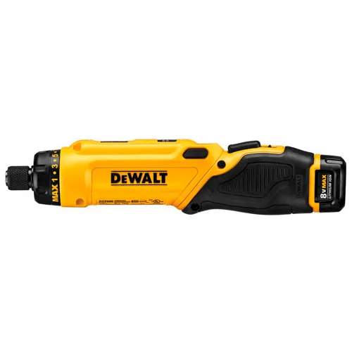 Dewalt dcf680n2 8v outlet max gyroscopic screwdriver kit