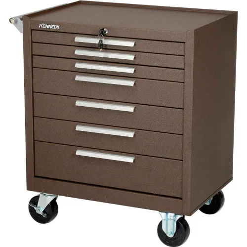 926453-7 Kennedy Light Duty Intermediate Chest with 4 Drawers; 12-1/2 D x  11-3/4 H x 26-3/4 W, Brown