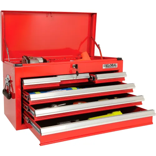 International 56-inch 6-Drawer Tool Storage Top Chest in Orange