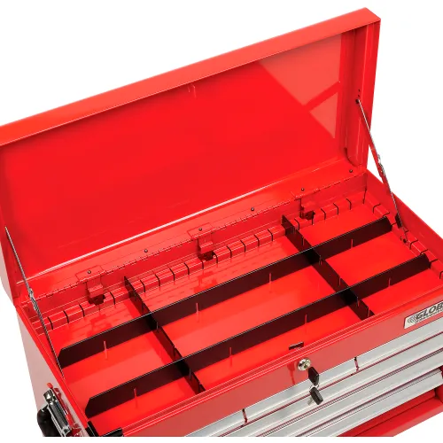 Global Industrial 25-15/16 x 12-1/16 x 14-3/4 6 Drawer Red Tool