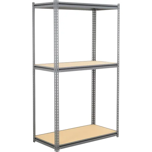 Global Industrial 3 Shelf, Heavy Duty Boltless Shelving Z Beam